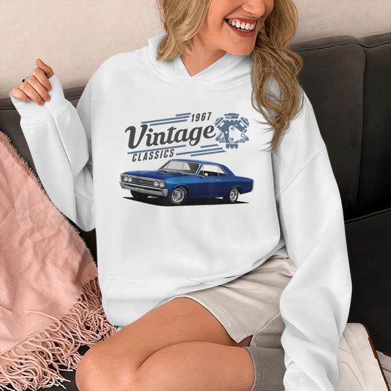 JG Infinite 1969 Chevy Chevelle SS 396 Hoodie - Classic American Muscle Car Unisex Sweatshirt
