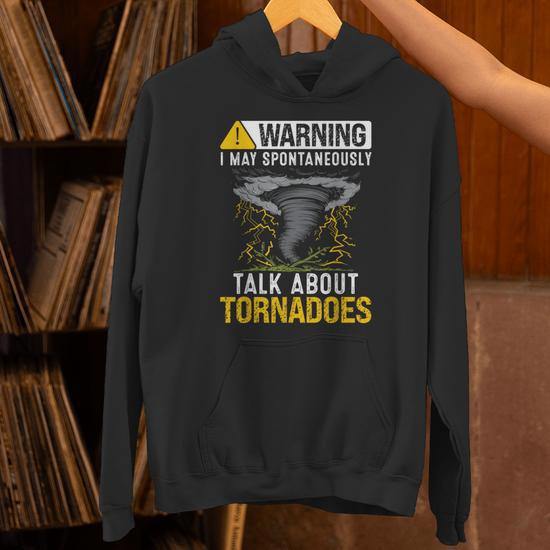 Storm Chaser Tornado T-Shirt, Long Sleeve, Sweatshirt & Hoodie - Unisex Adult Sizes | Made In Canada - View #12