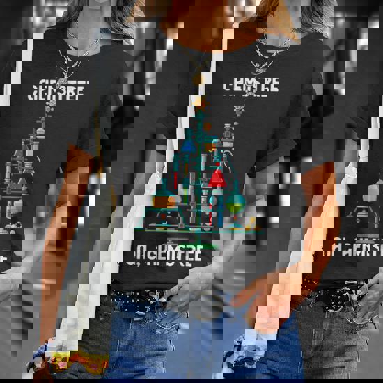 Frase Divertente Sotto Il Camice Bianco Chimico Laboratorio Maglietta