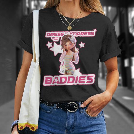 Play Dress To Impress With My Baddies Runway Diva Dti Robux T Shirt