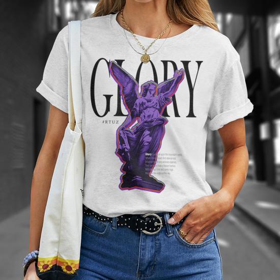 Hip Hop Vintage Edgy Urban Y2k Back Print Streetwear Angel T-Shirt