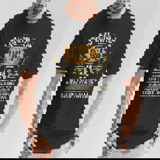 Maglietta Donna "1985 - La Vita Comincia A 40" - Regalo Compleanno Divertente, Cotone, Made In Italy - Foto 8