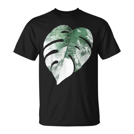 Houseplant Plant Lover Plant Philodendron Monstera Albo T-Shirt - Monsterry  DE