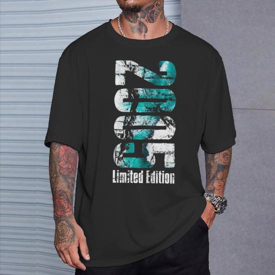 T-Shirt 20 Ans "Né En 2005" Edition Limitée - Cadeau Anniversaire Humour Vintage - Coton Léger