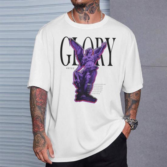 Ozz angelo タンクトップ　キリスト　y2k Hip Hop Vintage Edgy Urban Y2k Back Print Streetwear Angel T-Shirt