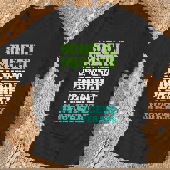 Leo Ferre T-Shirt Frase Divertente Se Volevo ESSERE PAZIENTE Mi