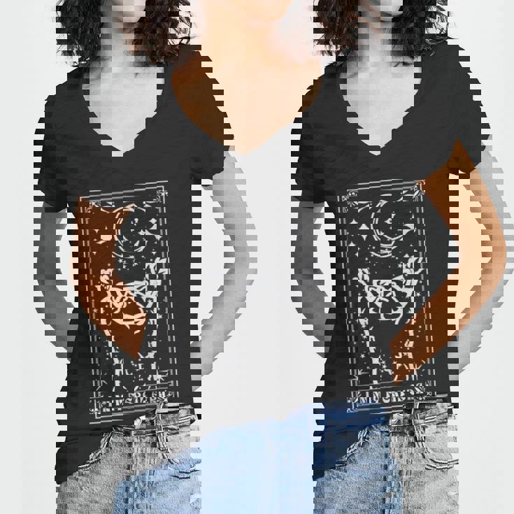 In My Feral Era Trash Panda Women's V-Neck T-Shirt - Raccoon Theme