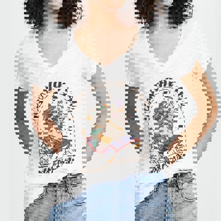 Raccoon & Possum V-Neck | Women's Trash Animal Tee | Fun & Quirky Design