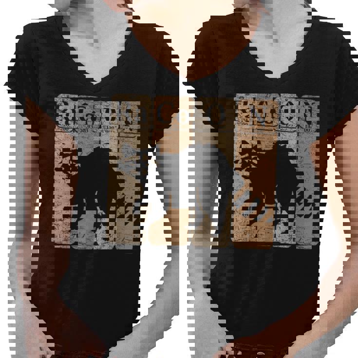 Raccoon Chemistry Lover Women's V-Neck T-Shirt - Fun & Educational