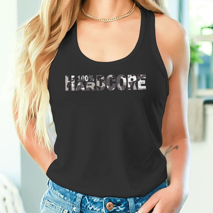 100 Hardcore Camouflage For Festivals Tank Top