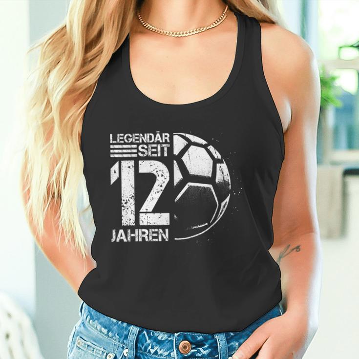 12 Geburtstag Retro Handball Spieler 12 Jahre Junge Kinder Tank Top