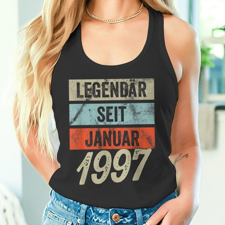 25Th Birthday Man 25 Years Legendary Since January 1997 Tank Top