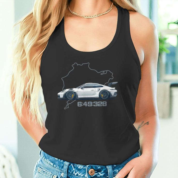 992 Gt3 Rs Silhouette Oldtimer 911 Gt3 Rs Retro Look Tank Top