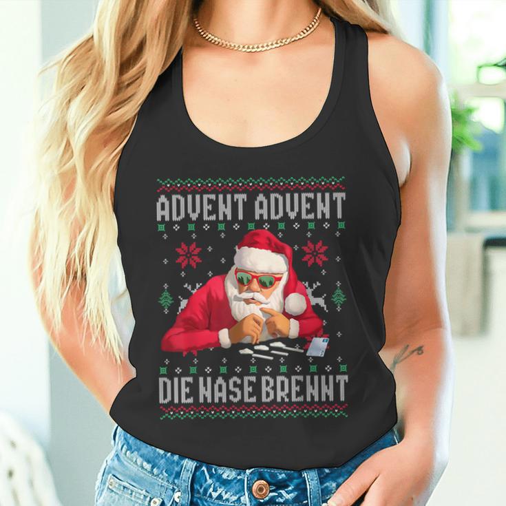 Advent Advent The Nose Burns X Xmas Christmas Santa Tank Top