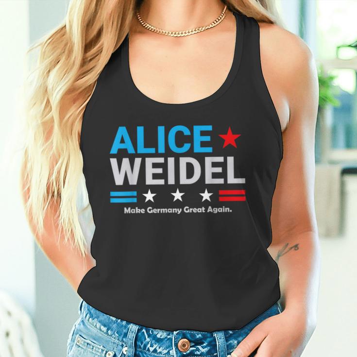 Alice Weidel Fan Item Germany Chancellor 2025 Tank Top