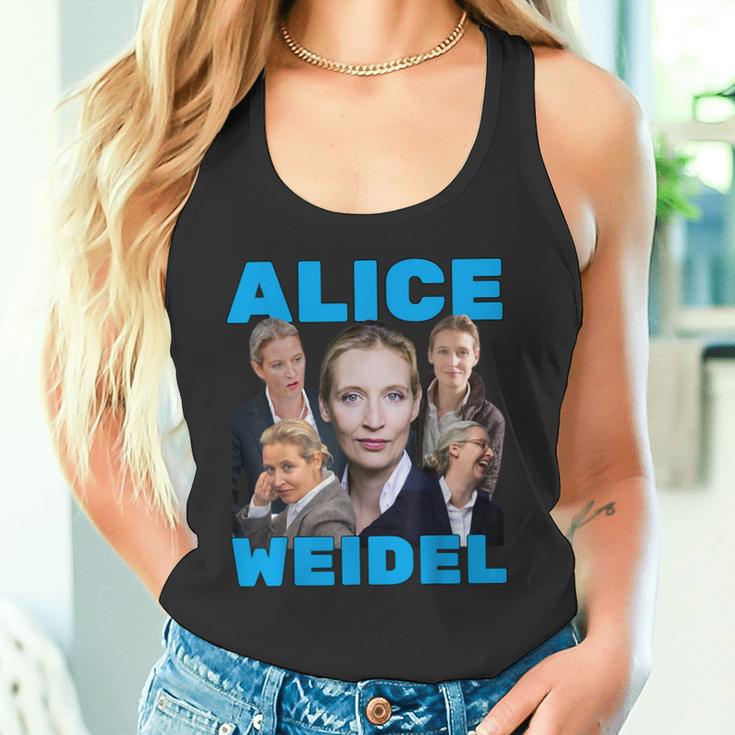 Alice Weidel Fan Merch Blue Tank Top