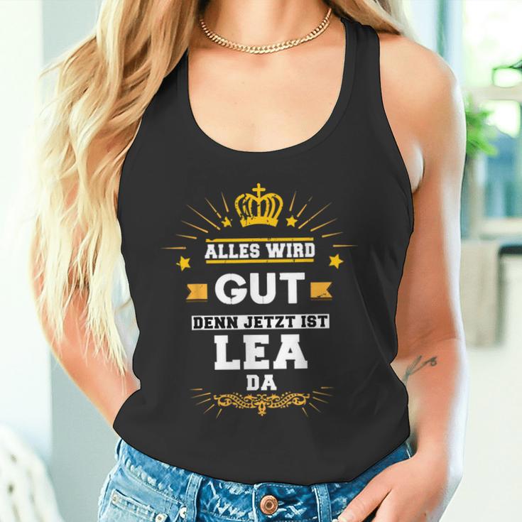 Alles Wird Gut Denn Jetzt Ist Lea Da Slogan Tank Top