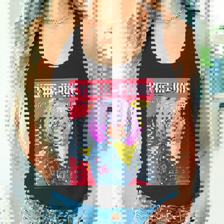 Anime Japonés Cyberpunk Cyberpunk Camiseta sin mangas