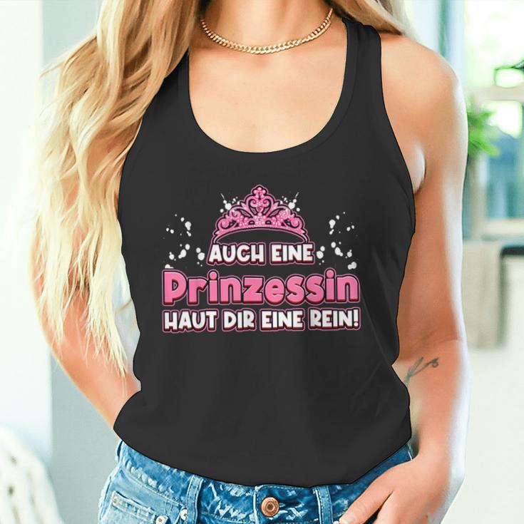 Auch Eine Prinzessin Haut Dir Eine Rein Krone Princess Tank Top