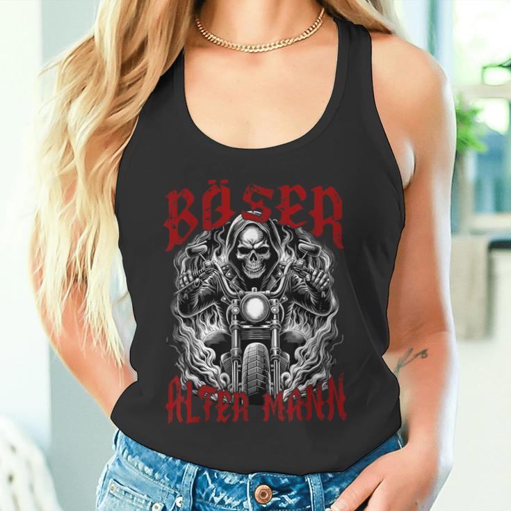 Bad Old Man Motorcycle Rider Biker Tank Top