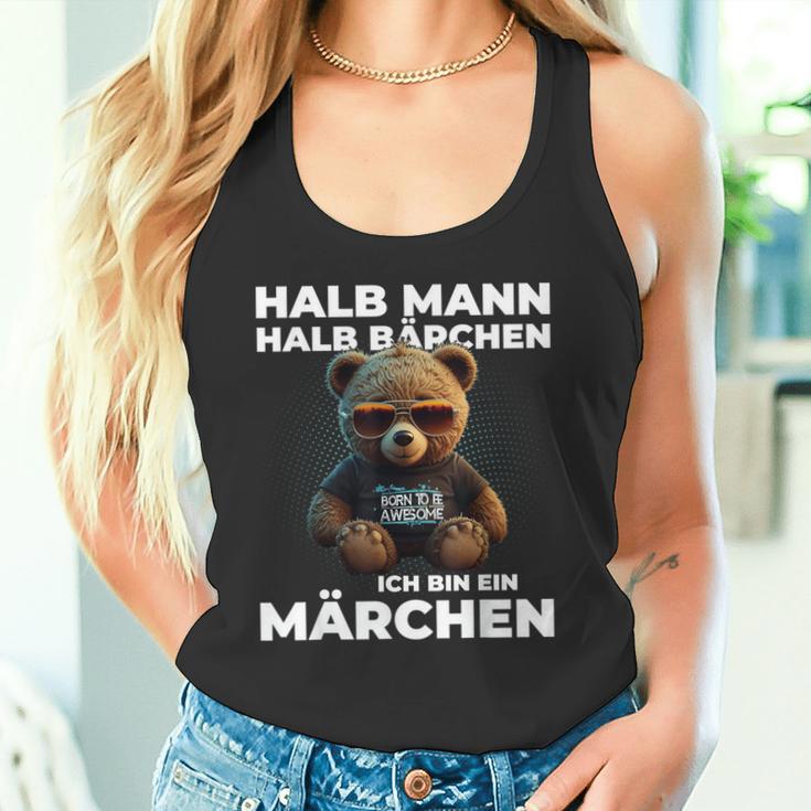 Bear Half Man Half Bear Fairy Tale Partner Tank Top