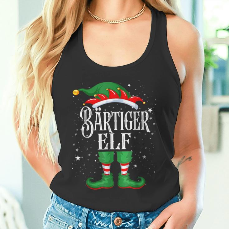 Bearded Elf Outfit Christmas Family Elf Tank Top