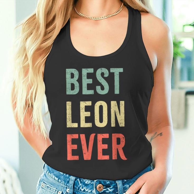 Best Leon Ever First Name Tank Top