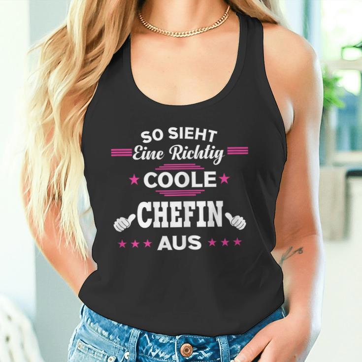 Beste Chefin So Sieht Eine Richtig Coole Chefin German Tank Top