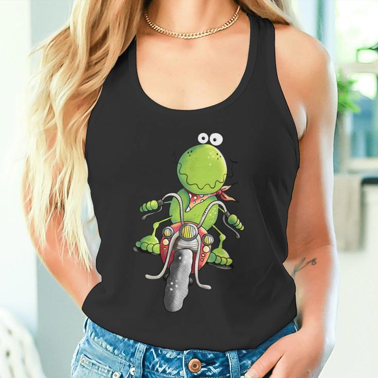 Biker Frog I Motorcyclist Fun Motorcycle Tank Top