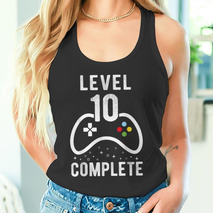 Birthday Boy 10 Years Gamer Level 10 Complete Tank Top