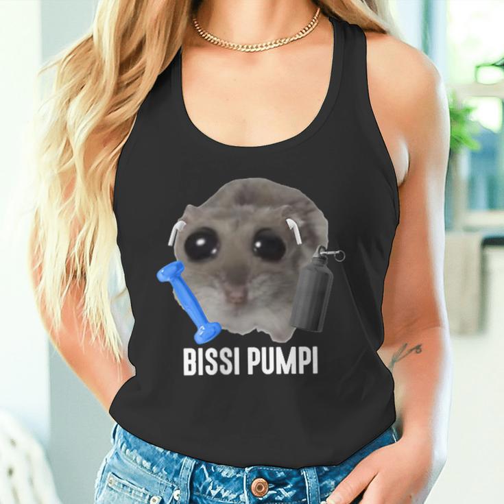 Bissi Pumpi X Sad Hamster Meme Fitness Gym Sports Training Tank Top