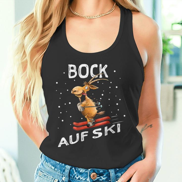 Bock Auf Ski Lustiger Skifahrer Skier Ski Spruch Wortwitz Tank Top