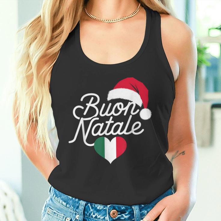 Buon Natale Italian Christmas Christmas Italy Flag Heart Tank Top