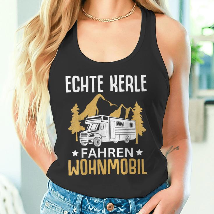 Campen Echte Kerle Fahren Wohnmobil Camping Tank Top