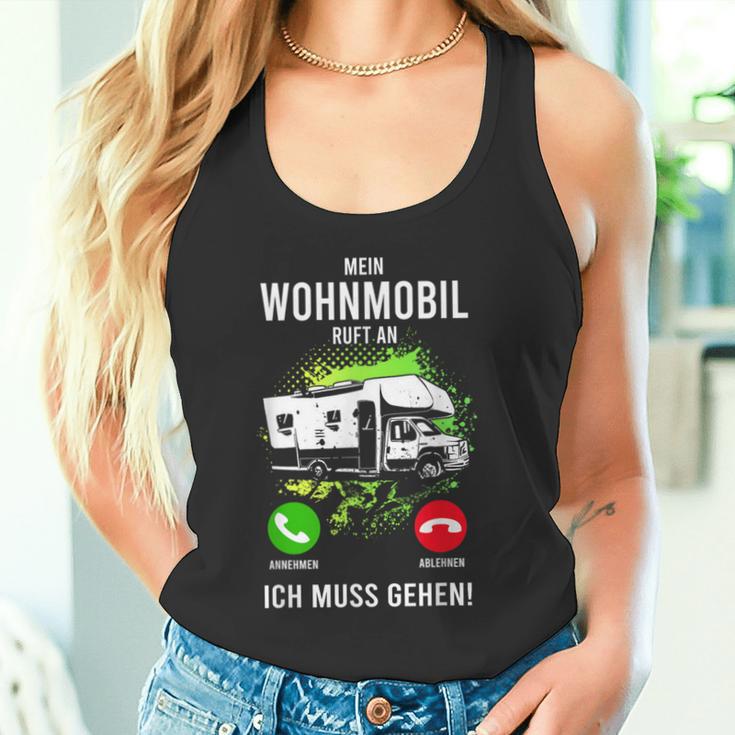 My Caravan Call An Camper Motorhome Camping Bus Tank Top