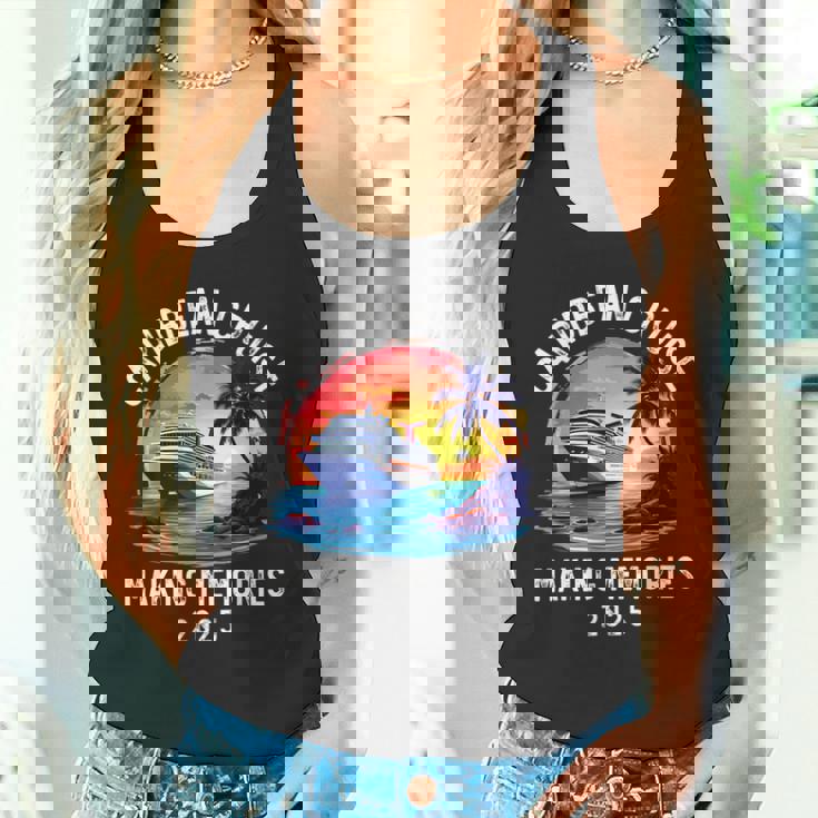 Caribbean Cruise 2025 Souvenir Matching Family Friends Squad Tank Top