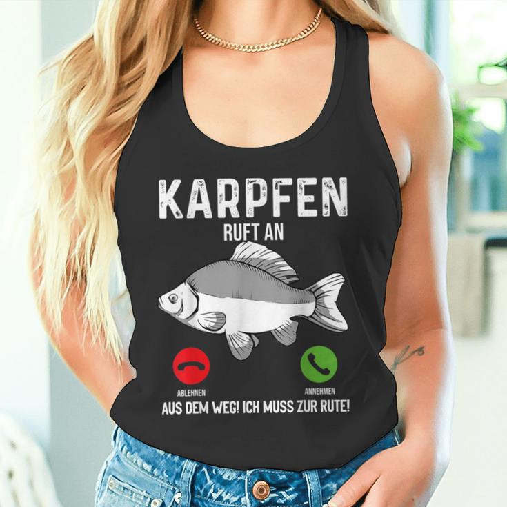 Carp Fishing I Saying Angler Dad Carp Fishing Tank Top