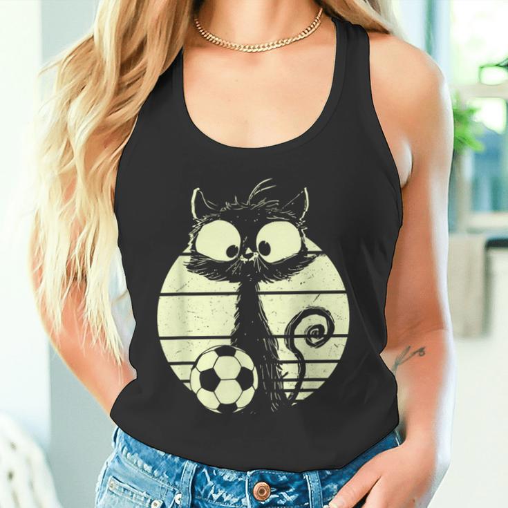 Cat Footballer Cats Cute Cat Tank Top