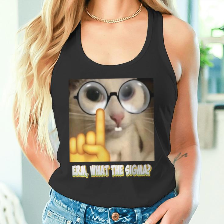 Cat Ehm Was Zum Sigma Cat Meme Tank Top