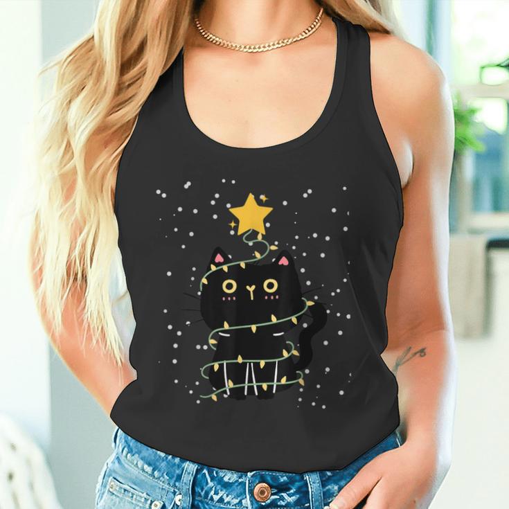 Cat Cat Lover Christmas Outfit Christmas Tank Top