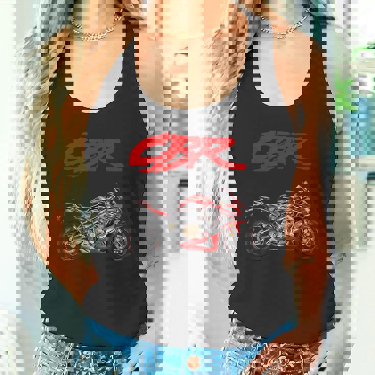 Cbr Motocicleta Motocicleta Carreras De Carretera Ciclistas Bicicletas Deportivas Cbr Camiseta sin mangas