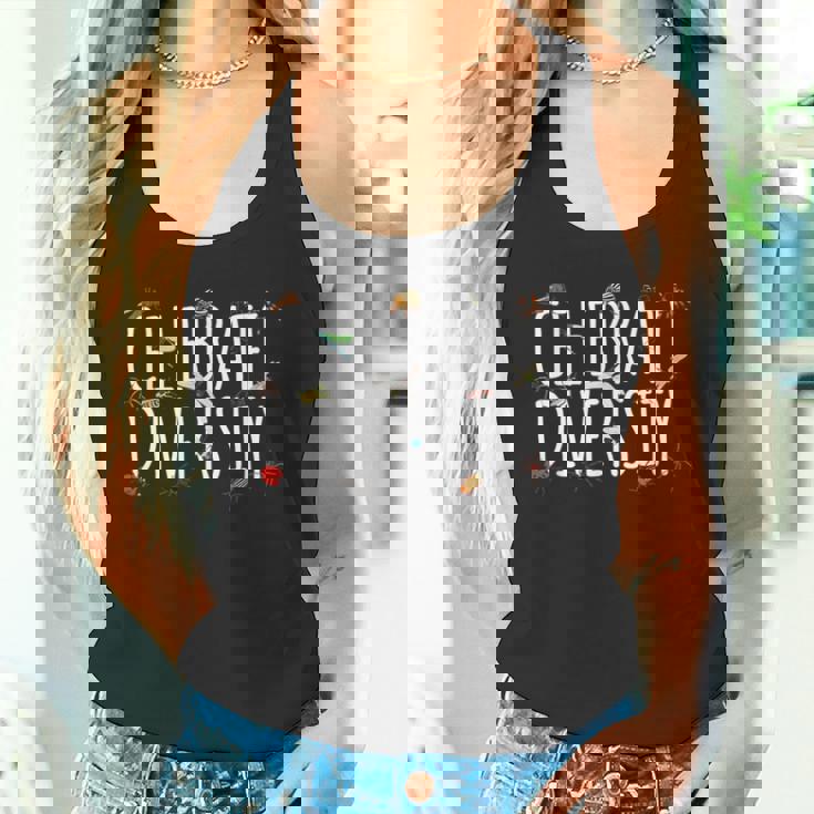 Celebrate Diversity Bugs Entomology Types Of Insect Tank Top