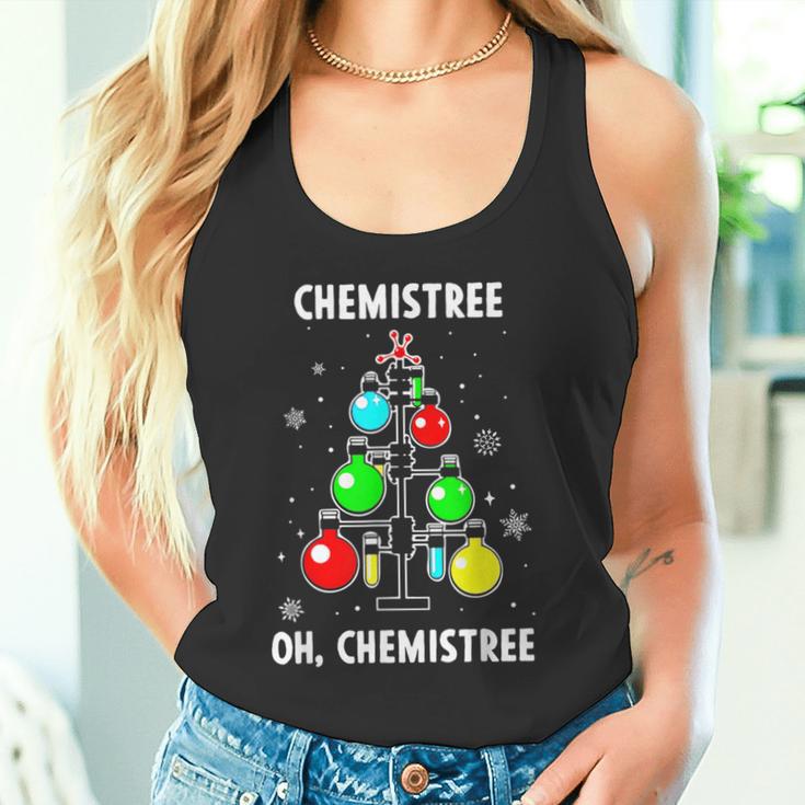 Chemistree Oh Chemistree Science Christmas Chemistry Tank Top