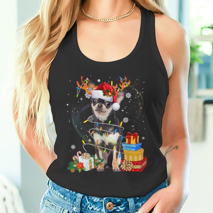 Chihuahua Reindeer Christmas Dogs Tank Top