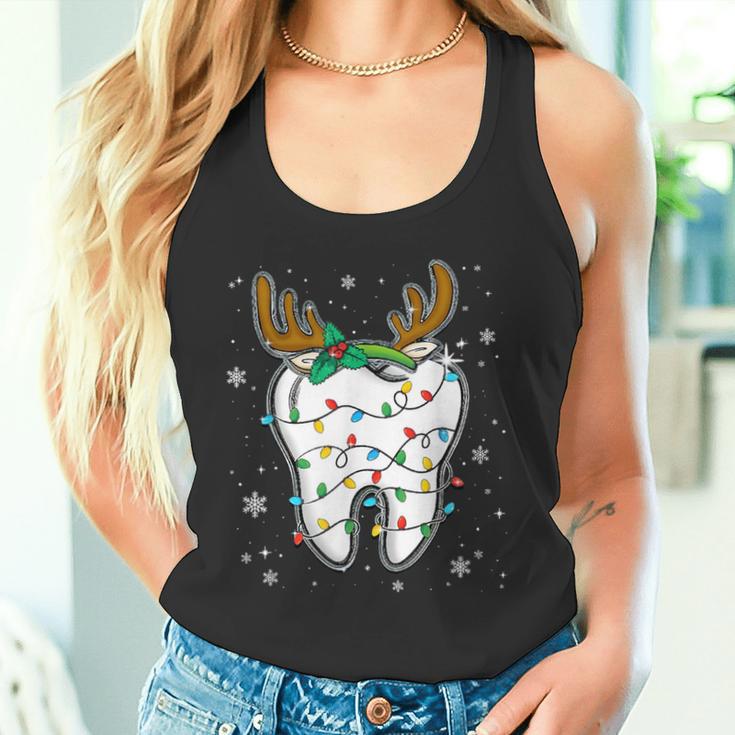 Christmas Dentist Dentist Assistant Christmas Tooth Xmas Dent Tank Top