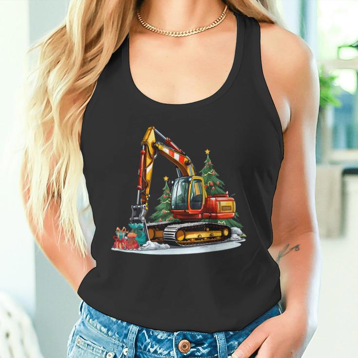 Christmas Family Children's Outfit Digger Merry Christmas Tank Top