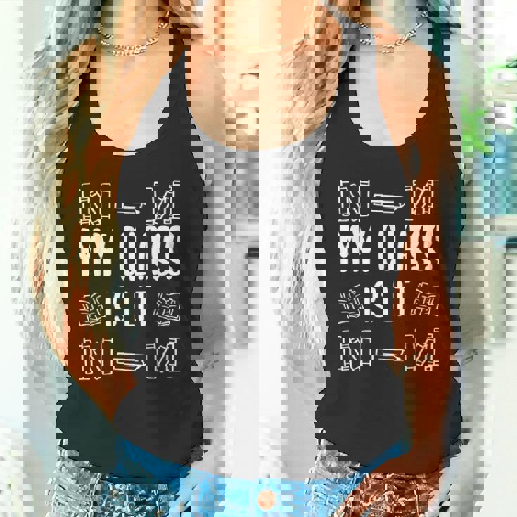 My Class Is Lit Reading English Literature Teacher Tank Top