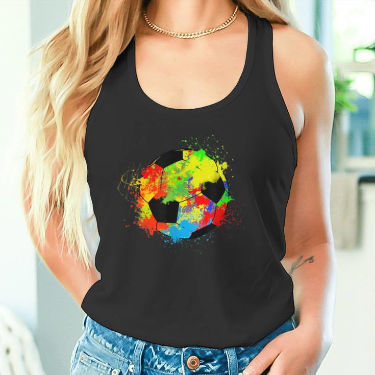 Colourful Football Ball Tank Top