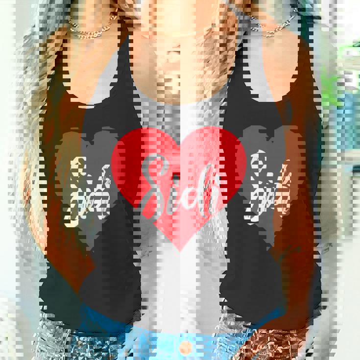 Con Nombre I Love Sidi I Heart Named Camiseta sin mangas