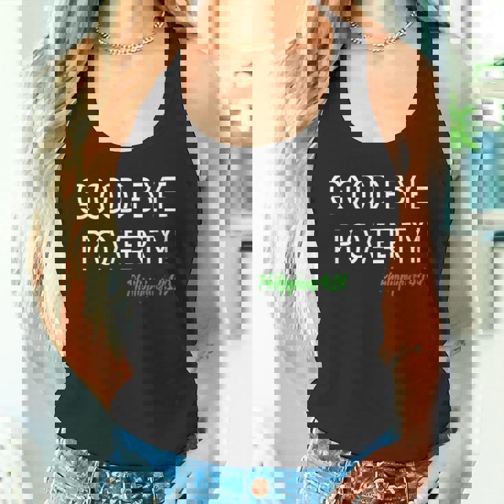 Daily Confessions Good- Bye Poverty Christian Tank Top